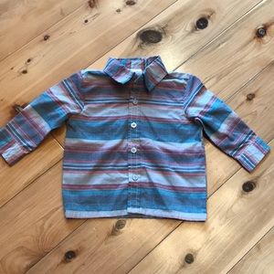 12 month boy collared button down